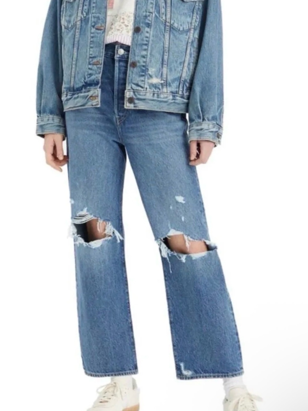 Levi straight-leg jeans